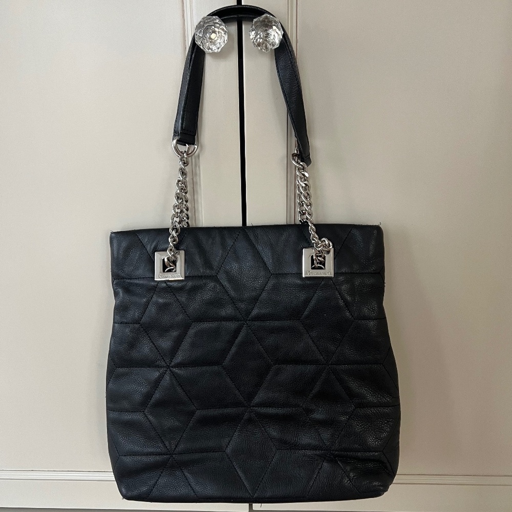 Calvin Klein Leather Tote